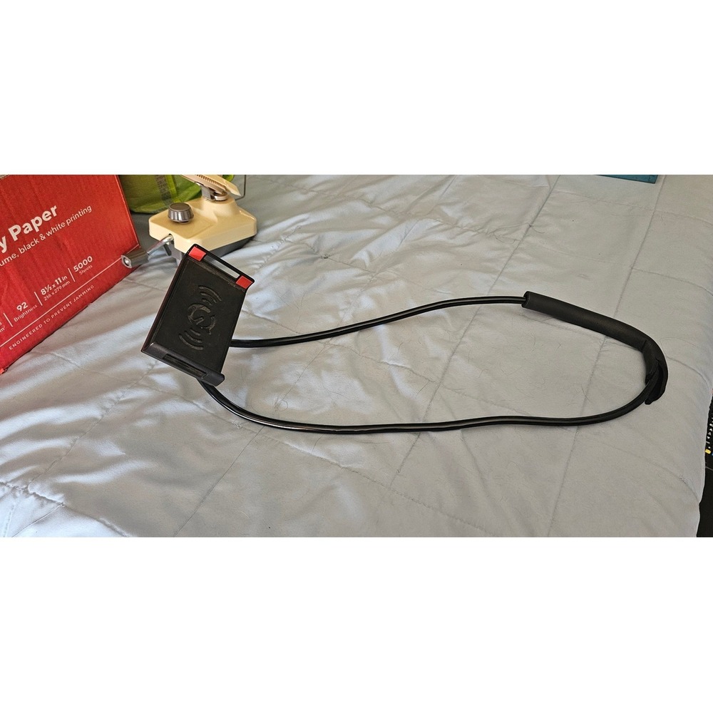 Universal Lazy Neck Phone Holder Flexible Gooseneck Bed Stand Mount Black